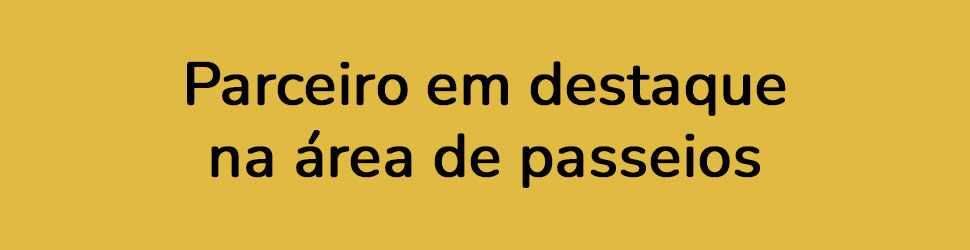 Banner passeios